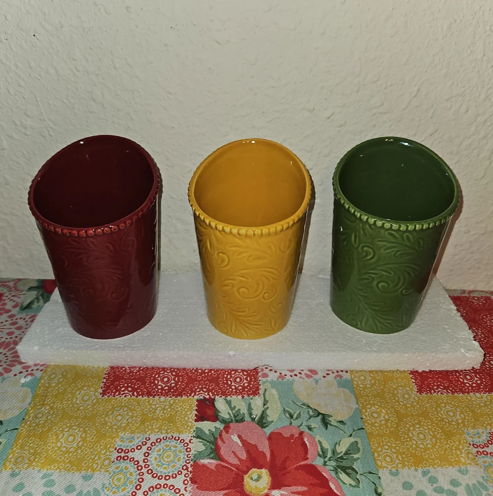 Collections Etc. Harvest Time Utensil Caddy Set